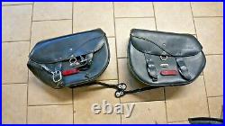 06 Harley Softail FLST Leather Saddlebag Complete 88253-07 88252-07