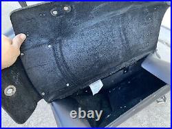2005 HARLEY DAVIDSON FXD Black Leather Saddle Bags Buffalo Nickle Throw Over
