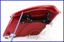 2012 Harley Dyna Switchback EMBER RED SUNGLO Left Saddlebag COMPLETE Assembly