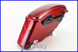 2012 Harley Dyna Switchback RED SUNGLO Left Saddlebag & Hardware COMPLETE