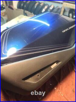 2018-2022 Honda Goldwing Saddlebag Complete Set Blue Pb-409p #0024