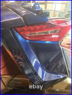2018-2022 Honda Goldwing Saddlebag Complete Set Blue Pb-409p #0024