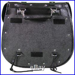 2Pc Water Resistant PVC SADDLE BAG SET FOR HONDA AHADOW MAGNA VTX T/Over Style