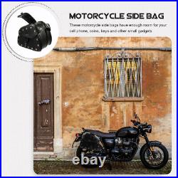 2 Pcs Motorcycle Saddle Bag Motorbike Bags Cycling Throw Saddlebags Rainproof