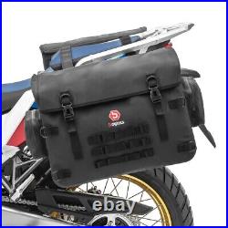 2x PVC panniers + throw over belt for BMW F 750 / 700 GS