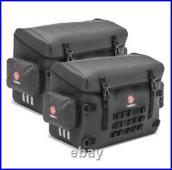 2x PVC panniers + throw over belt for BMW F 750 / 700 GS