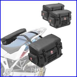 2x PVC panniers + throw over belt for BMW F 900 R / XR