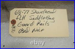 68 -77 Shovelhead Flh Saddlebag Rails Complete Set /vb16/