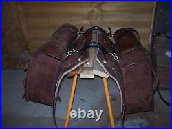 Australian Horse Pack saddle, complete with Leather bags and pack harness