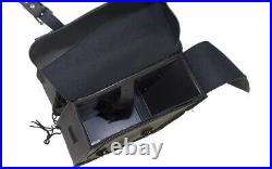 Black Motorcycle Saddlebag with Gun Pockets -Throw Over Bags-Universal Fit
