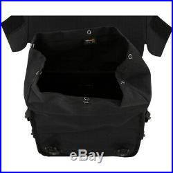 Burly Brand Throw-over Saddlebags (Black) Pair B15-1002B
