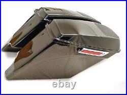 CVO Dual Cutout Stretched Extended Fender/ saddlebags w Speaker Lids set 2014 up