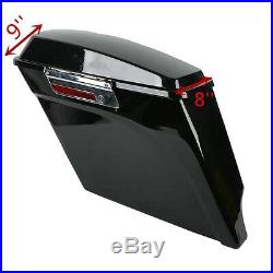 Complete Hard Saddlebags Saddle bags With Softail Conversion Brackets For Harley