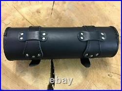Complete Set Saddle Bags Sportster 1200 883 Roll + Bag Lenkerrolle Black