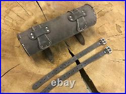Complete Set Swing Bag + Tool Roller Odin Braun Brown Saddlebag Leather