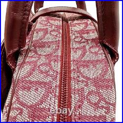 DIOR #2 Christian Trotter pattern logo all-over pattern saddle handbag