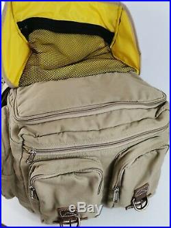 Dirtsack Easyrider Motorcycle Khaki Canvas Saddlebags Panniers Throw Over Bags
