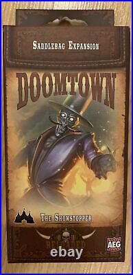 Doomtown Reloaded Board Game Brand New + Saddlebag Expansion Factory Sealed NEW