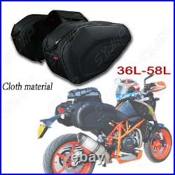 Expandable Saddle Bags Throw Over Panniers Saddlebag Motorcycle Travel Luggage