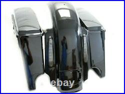 Extended saddlebags with CVO Dual Cut Stretched Rear Fender 4 Harley Touring 09-13