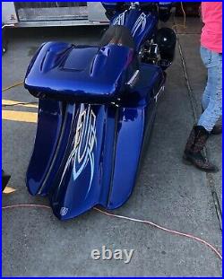FOR Harley Complete Bagger Touring Kit saddlebags fender tank side covers dash
