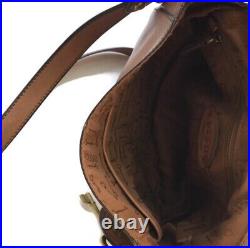 FOSSIL VRI Vintage Reissue Crossbody Saddle Bag Brown Leather Purse NICE