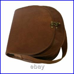Genuine Leather Women's Crossbody Bag Vintage Style Shoulder Side Sling Handbag