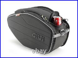 Givi EA101B 30 Litre Motorcycle Throw Over Pannier Saddlebags Black
