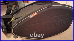 Givi EA101B 30 Litre Motorcycle Throw Over Pannier Saddlebags Black used