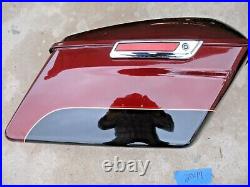 HARLEY 14-21 Touring models complete set of hard saddlebags in Mysterious Red