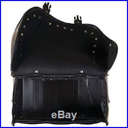 HEAVY DUTY PVC SADDLE BAGS FOR 2PC SUZUKI Boulevard Intruder 6Pc T/Over Style