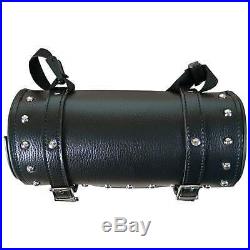 HEAVY DUTY PVC SADDLE BAG SET FOR SUZUKI INTRUDER 800 1400 1500-4Pc T/Over Style