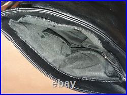 Handbag Under One Sky over the shoulder faux leather zippers snaps black studs