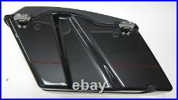 Harley Davidson New Righ Complete SaddleBag Black Pearl 1993-2013 FL 90900-05BRD