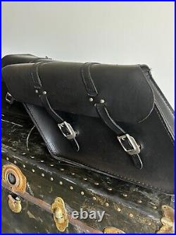 Harley Davidson Original FXR Leather Vintage Throw Over Bags