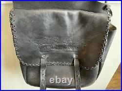 Harley Vintage Throw Over Leather Saddlebags