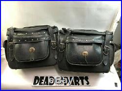 Harley large throw over saddlebags bags softail dyna All American Rider