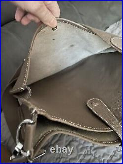 Hermes Evelyn Taurillon Saddle Type Over The Shoulder Bag