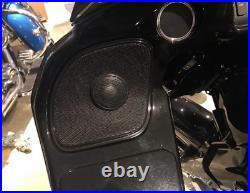 Hogtunes WBA 800.4RG Amp Speaker Saddlebag Lid Kit Harley Road Glide FLTR 15+