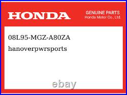 Honda OEM Part 08L95-MGZ-A80ZA
