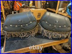 Indian Gilroy 2000-2002 Chief factory saddlebags bags complete very good shape