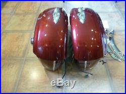 Indian OEM Hard Saddlebags complete to fit any 111 incl Chief w no or soft bags