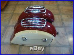 Indian OEM Hard Saddlebags set complete Chieftain Roadmaster Springfield Chief