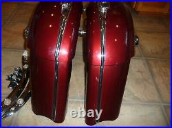 Indian OEM hard saddlebags complete fit Chief Classic Vintage Dark Horse'14 up