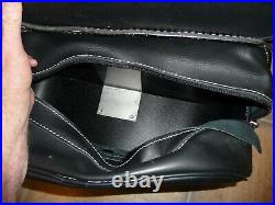 Indian Osprey black heavy leather saddlebags complete like new'14-21 Chief etc