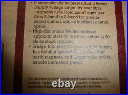 Indian Powerband Audio 6 1/2 in. 6.5 Saddlebag Speakers kit new in box complete