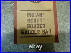 Indian Scout Bobber side bag saddlebag OEM New complete 2882518-01
