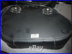Indian black soft saddlebags genuine OEM Chief Chieftain RM SF DH complete