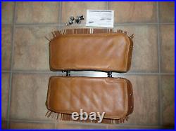 Indian desert tan leather saddlebags complete OEM Chief Vintage new takeoffs