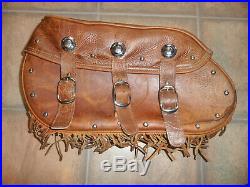 Indian tan soft saddlebags genuine OEM 2014 Chief Chieftain RM SF DH complete